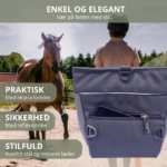 Praktisk klikkertræning med asco godbidstaske