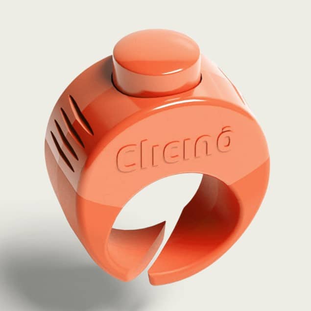 Orange clicino klikkerring