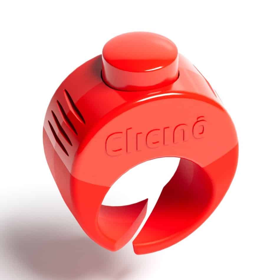 Rød clicino klikkerring